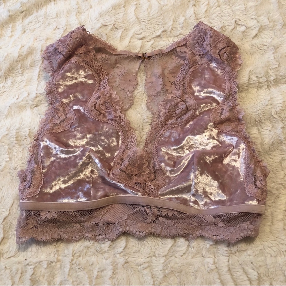 Victoria’s Secret velvet bralette size SMALL